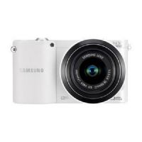 Samsung NX1000 20.3 MP Mirrorless Digital Camera - White - NX 20-50mm Lens