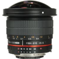 Samyang 8mm f/3.5 HD Fisheye Lens with AE Chip and Removable Hood for Nikon