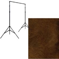 Savage 62037-1820 Port-A-Stand & 10' x 20' Verona Hand Painted Muslin Background Kit