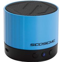 Scosche boomSTREAM mini Portable Bluetooth Speaker, Blue