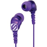 Scosche HP200PU Noise Isolation Earbuds, Purple