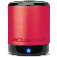 Scosche boomCAN Portable Media Speaker, Red