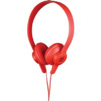 Scosche lobeDOPE On-Ear Headphones, Red