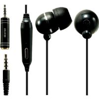 Sentry HM201 Earbuds with Mic, Black