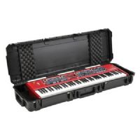 SBK, Watertight Injection Molded 76 Note Keyboard Case w/Wheels