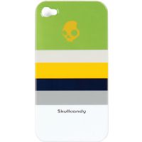 Skullcandy SCPCDZ152 iPhone 4 Clip-on Case, Green Stripe