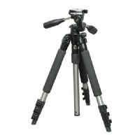 Slik 613-340 Pro 340 DX Tripod with SH-705E 3-Way, Pan-and-Tilt Head - Titanium