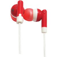 Supersonic IQ101RD In-Ear Headphones, Red