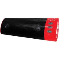 Supersonic SC1319RD Portable MP3 Speakers w/USB and FM Radio