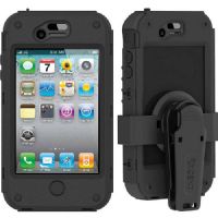 Trident AMSIPH4SBK Kraken II AMS Case for iPhone 4/4S with Holster, Black