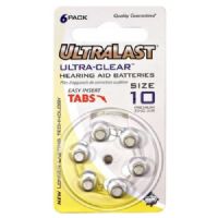 Ultralast UL10HA Zinc Air Size 10 Hearing Aid Battery