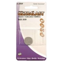 Ultralast UL2025 Lithium Button Cell Watch/Calculator 3V Battery