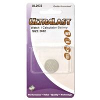 Ultralast UL2032 Lithium Button Cell Watch/Calculator 3V Battery