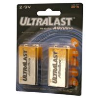 Ultralast ULA29V Alkaline 9V 2-Pack
