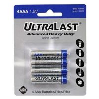 Ultralast ULHD4AAA Advanced Heavy Duty Battery - AAA - Zinc chloride