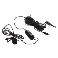 Vidpro Lavalier Condenser Microphone for DSLRs, Camcorders & Video Cameras 20' Audio Cable