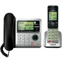 Vtech CS6649 DECT 6.0 Corded/Cordless Answering System, 1 Handset