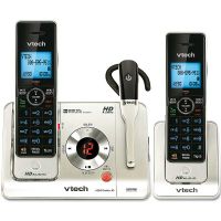 Vtech DECT 6.0 Digital Answering System with Wireless Headset, 2 Handsets