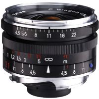 Zeiss Super Wide Angle 21mm f/4.5 C Biogon T* ZM Manual Focus Lens - Black