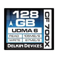 Delkin Devices 128GB CF700X CompactFlash Memory Cards, Rated 700X - 105MB/s Read, 67MB/s Write