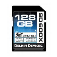 Delkin Devices 128GB SDXC 600X Secure Digital Memory Cards, Rated 600X - 90MB/s Read, 45MB/s Write