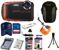 Fuji XP90 Orange 16GB Camera Kit