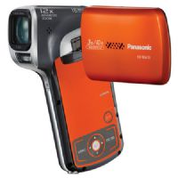 Panasonic HX-WA10K Waterproof Dual HD Pocket Camcorder with 5x Optical Zoom and 2.6-Inch LCD Screen (Orange)