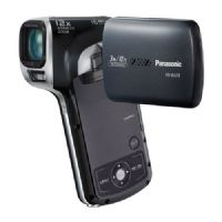 Panasonic HX-WA10K Waterproof Dual HD Pocket Camcorder with 5x Optical Zoom and 2.6-Inch LCD Screen (Black)